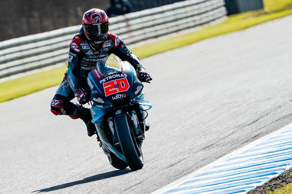 Fabio Quartararo en un dels grans premis d'aquesta temporada.