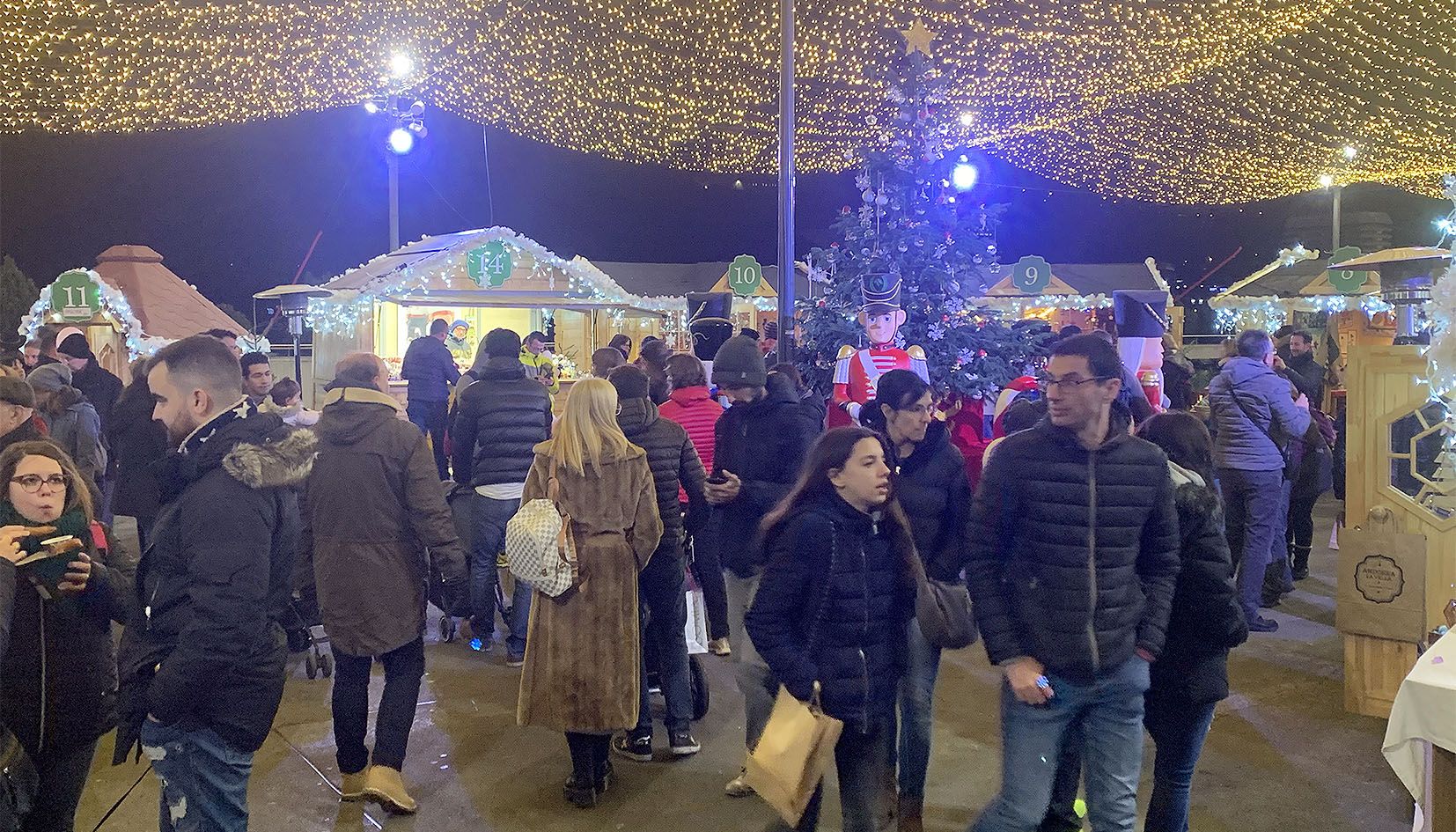 Una imatge d'assistents al Poblet de Nadal anys anteriors.