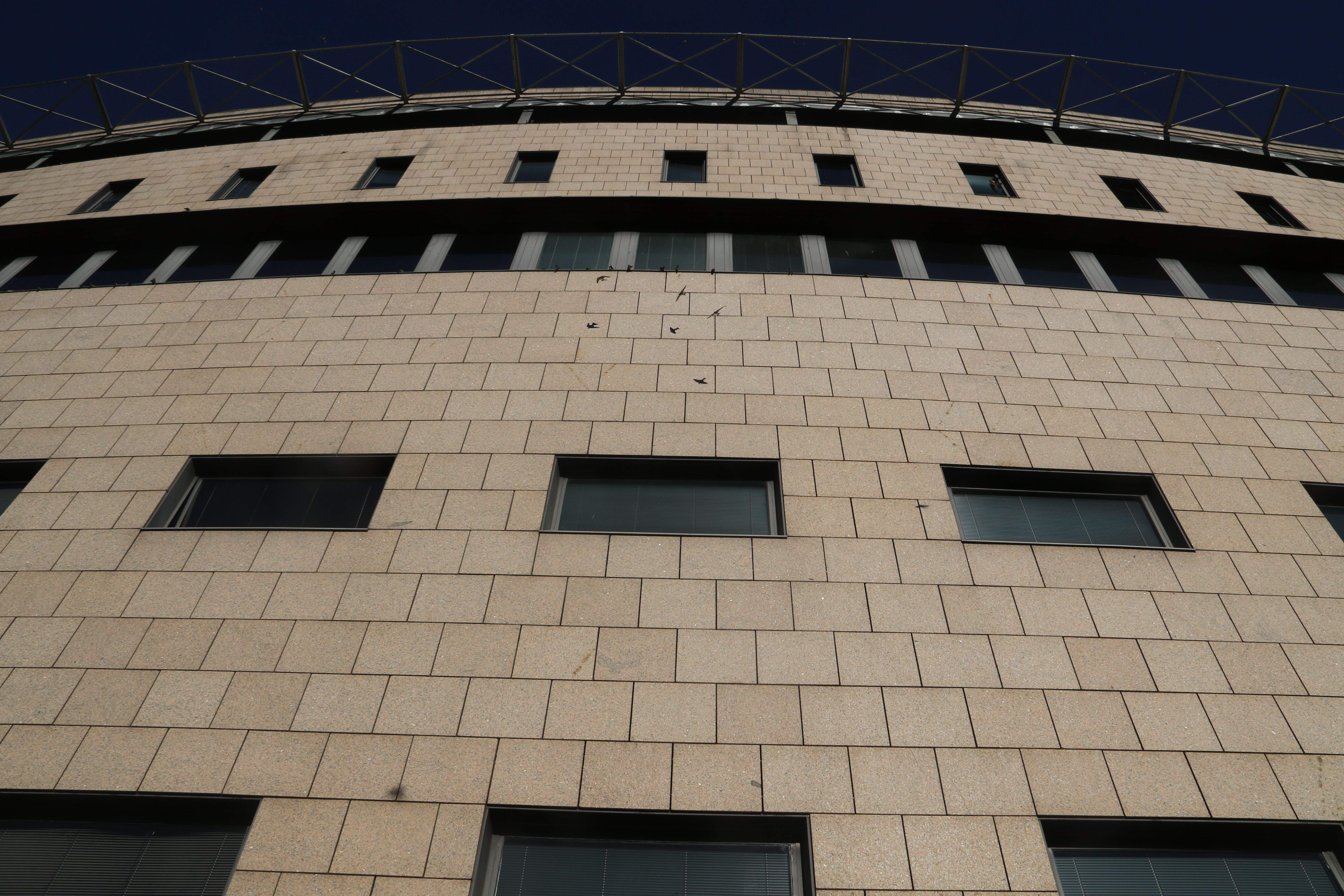 Façana de l'hospital.