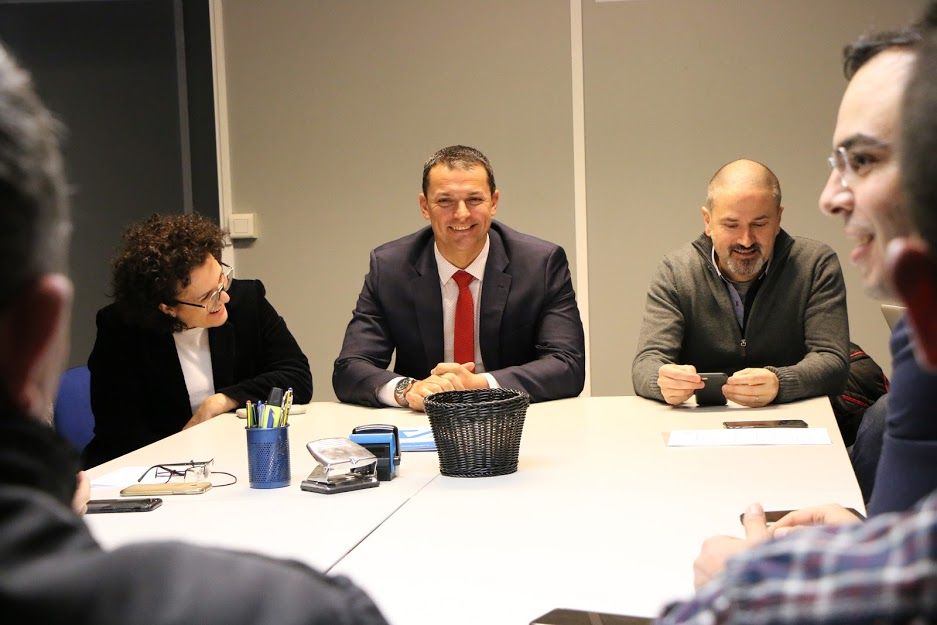 Els ministres Judith Pallarés i Jordi Gallardo a l'executiva de Liberals d'aquest dimarts.