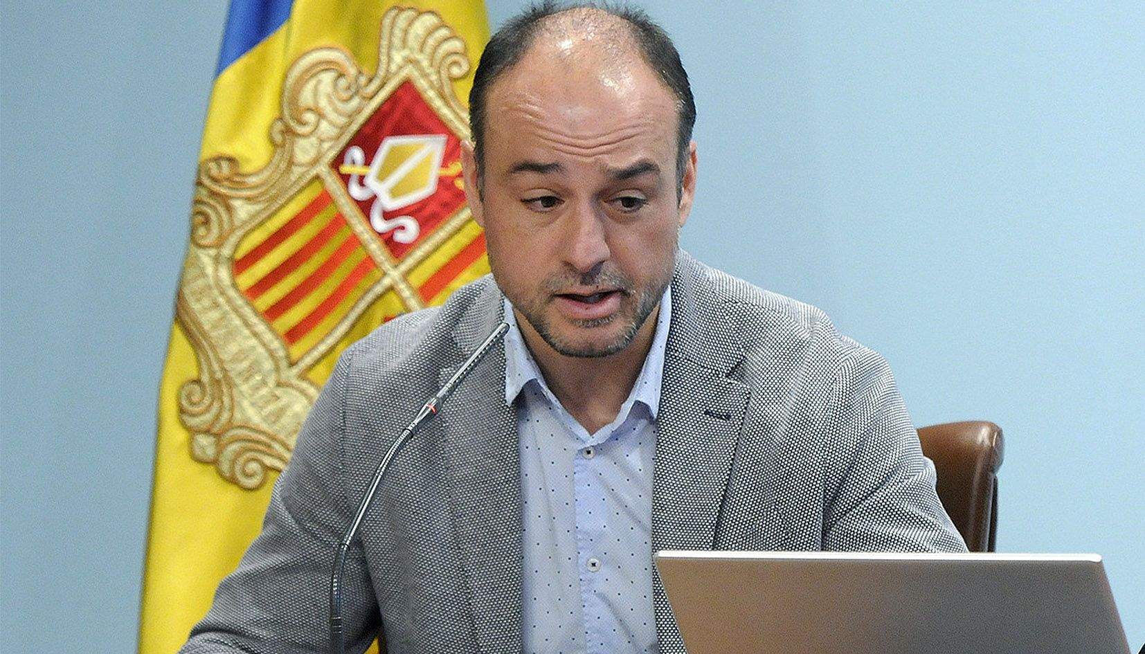 Miquel Rossell durant una compareixença com a director del Cos de Banders.