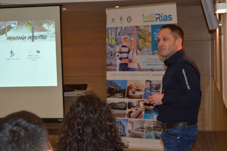 Jordi Haro, durant la trobada amb les agències gallegues.