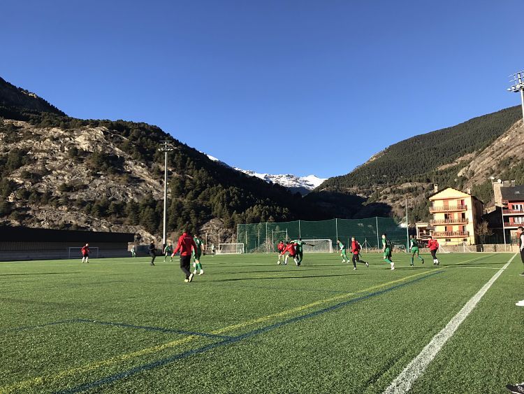 El camp de futbol del centre de tecnificació d'Ordino. El camp de futbol del centre de tecnificació d'Ordino.