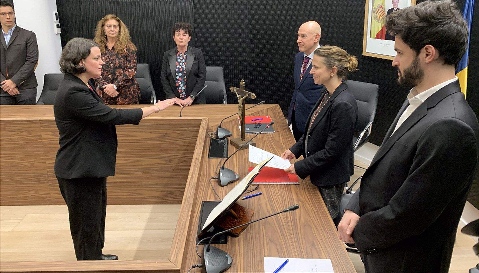 La corporació va prendre jurament, aquest dijous, a la nova interventora general, Rosa Quero.