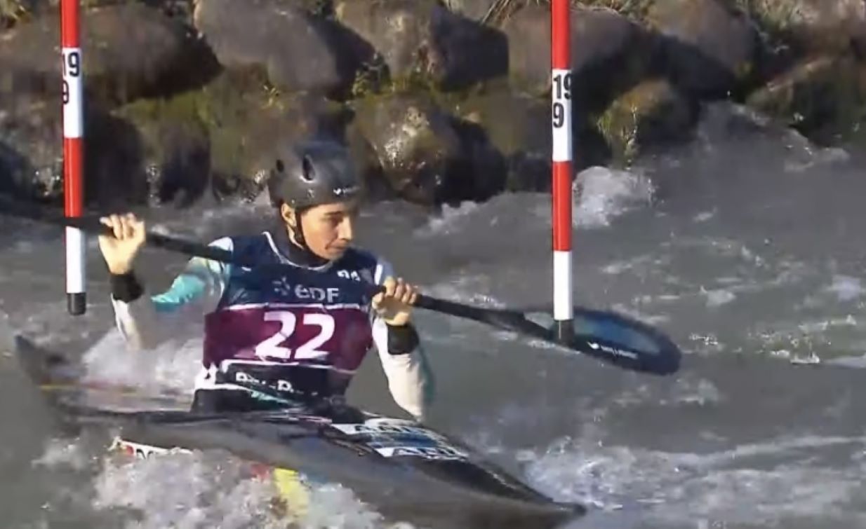 Mònica Doria en una prova anterior a Pau.