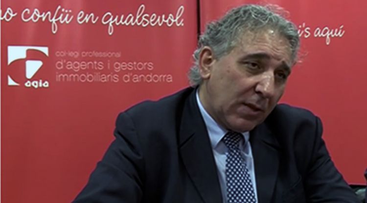 El president de l'AGIA, Jordi Galobardes