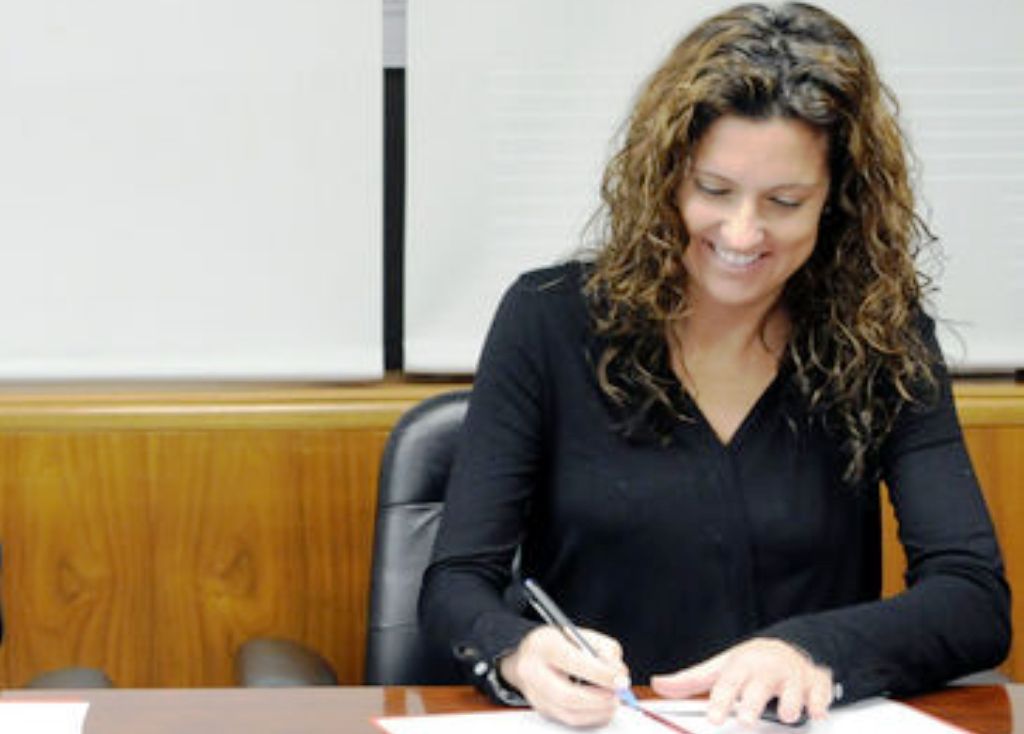 La degana del Col·legi oficial d'arquitectes, Zaira Nadal