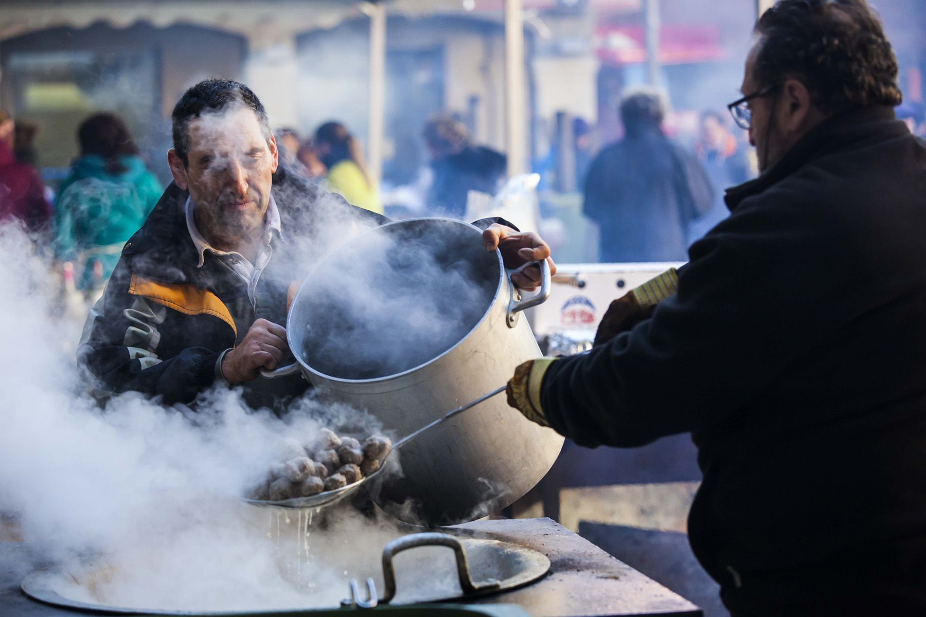 Josep Anton Marquilló en una jornada escudellaire.