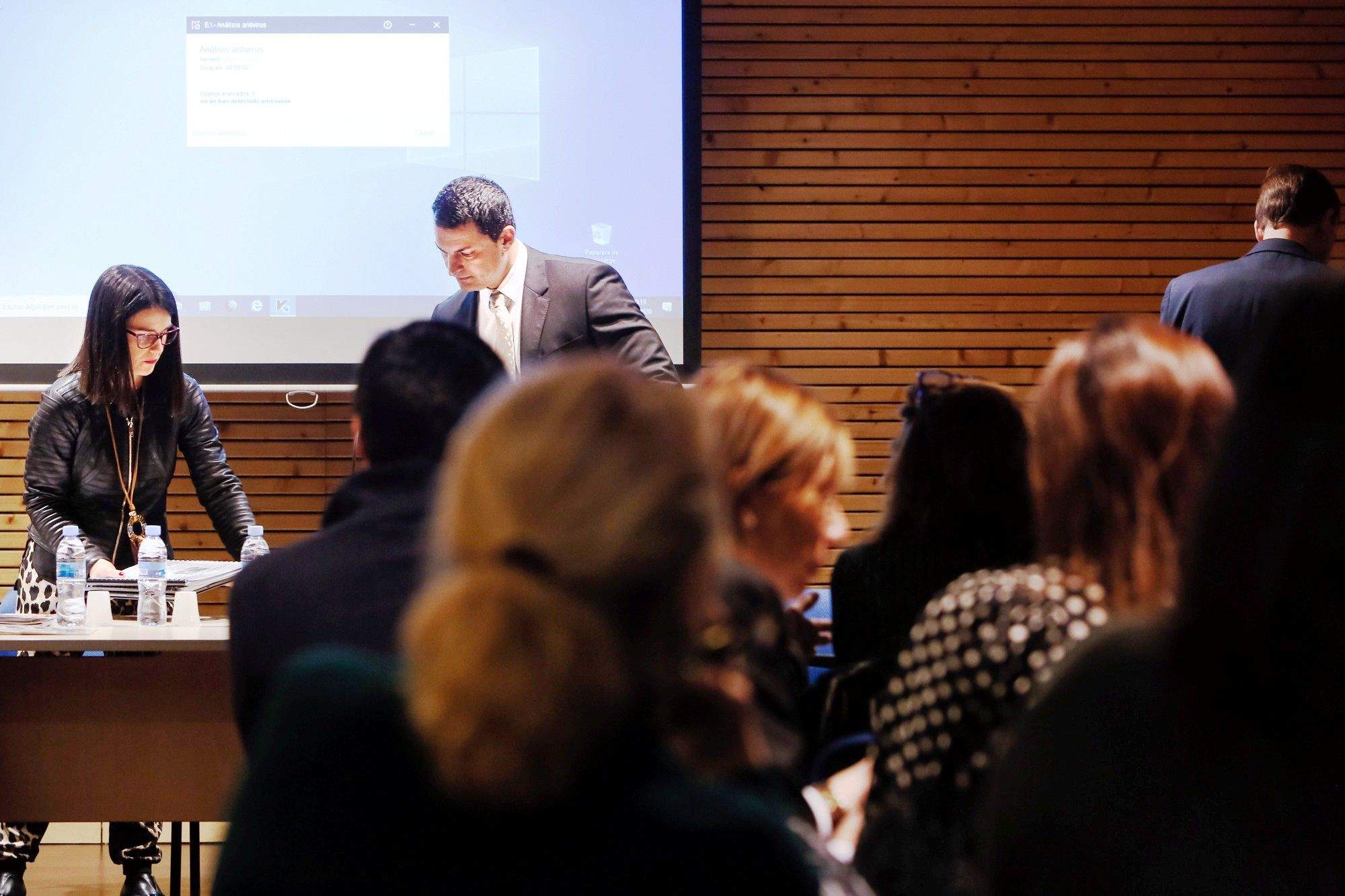 Laura Mas i Jordi Gallardo, divendres passat al Pas de la Casa.