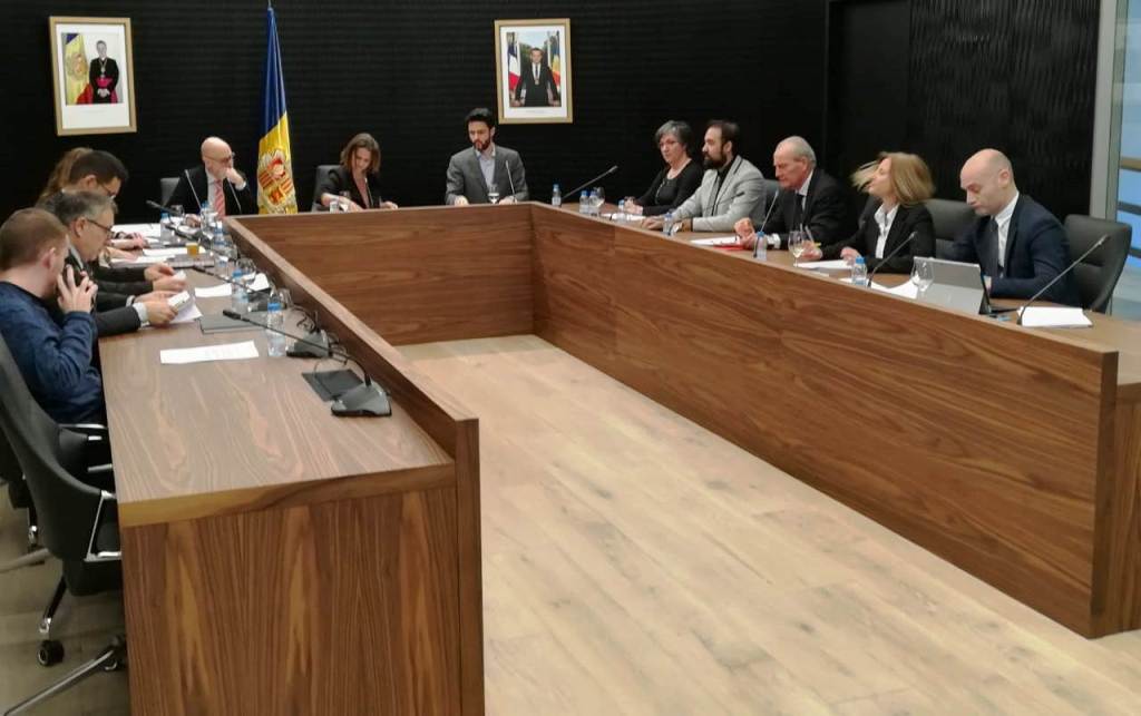 Una sessió de comú a Escaldes.