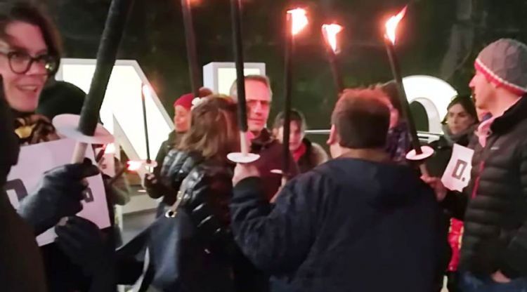 Una anterior manifestació dels professors del sistema francès a Andorra.