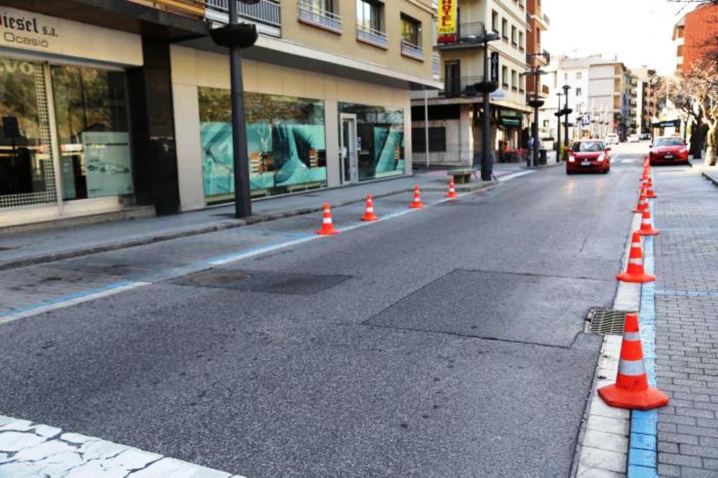 Un tram de l'avinguda Verge de Canòlich.