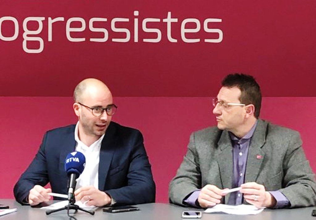 González i Donsión a la roda de premsa d'aquest dimarts.