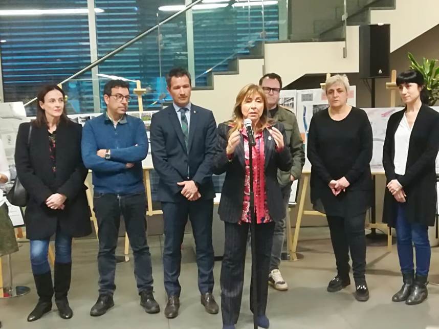 La cònsol major d'Andorra la Vella, Conxita Marsol durant l'acte d'aquest dimarts.