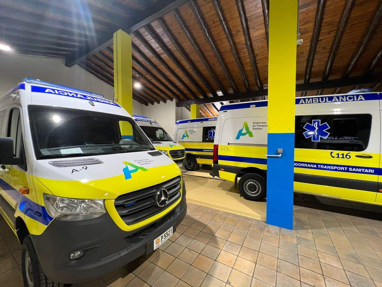 Les noves ambulàncies.