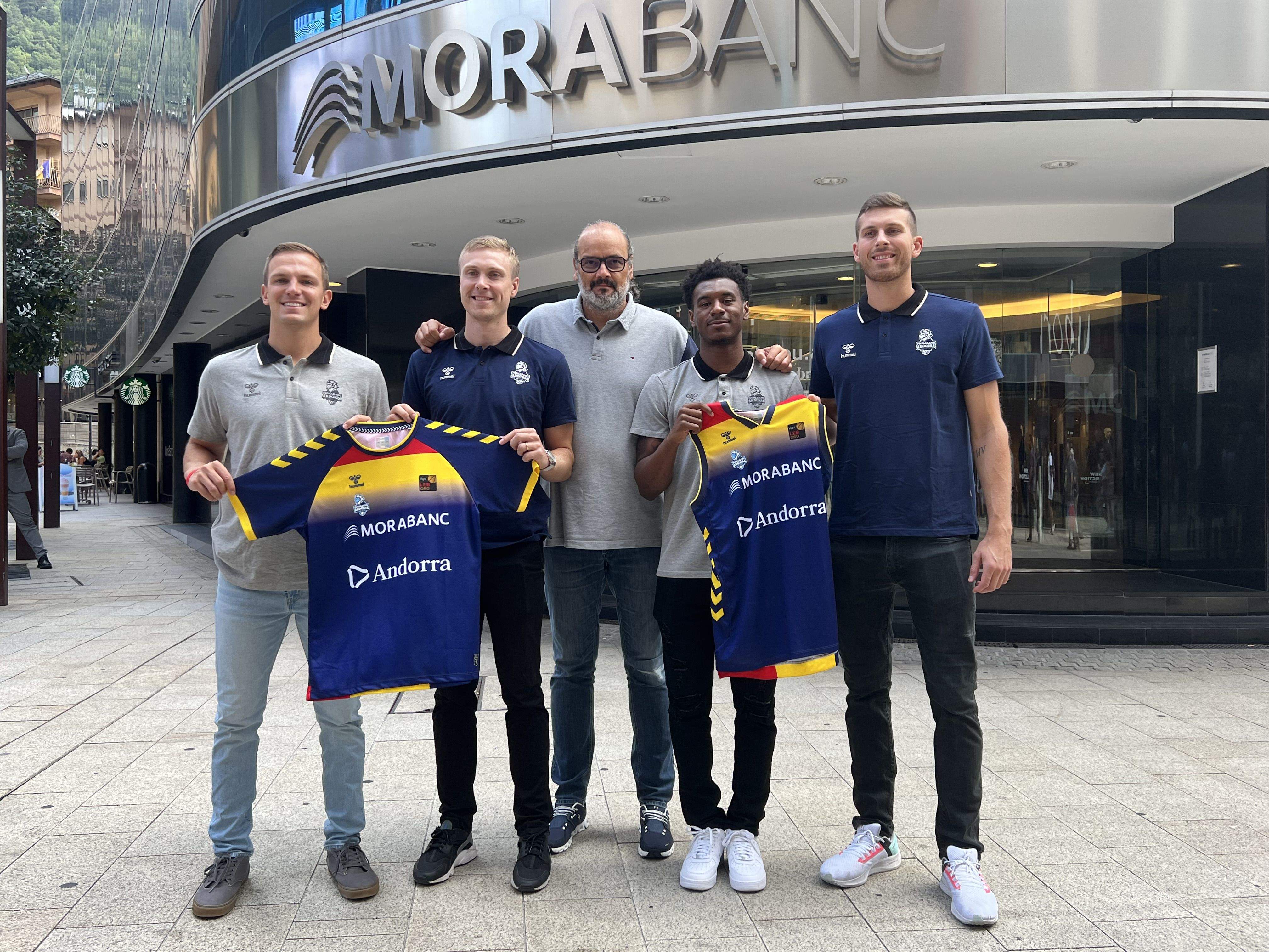 Els quatre darrers jugadors que ha presentat el MoraBanc.