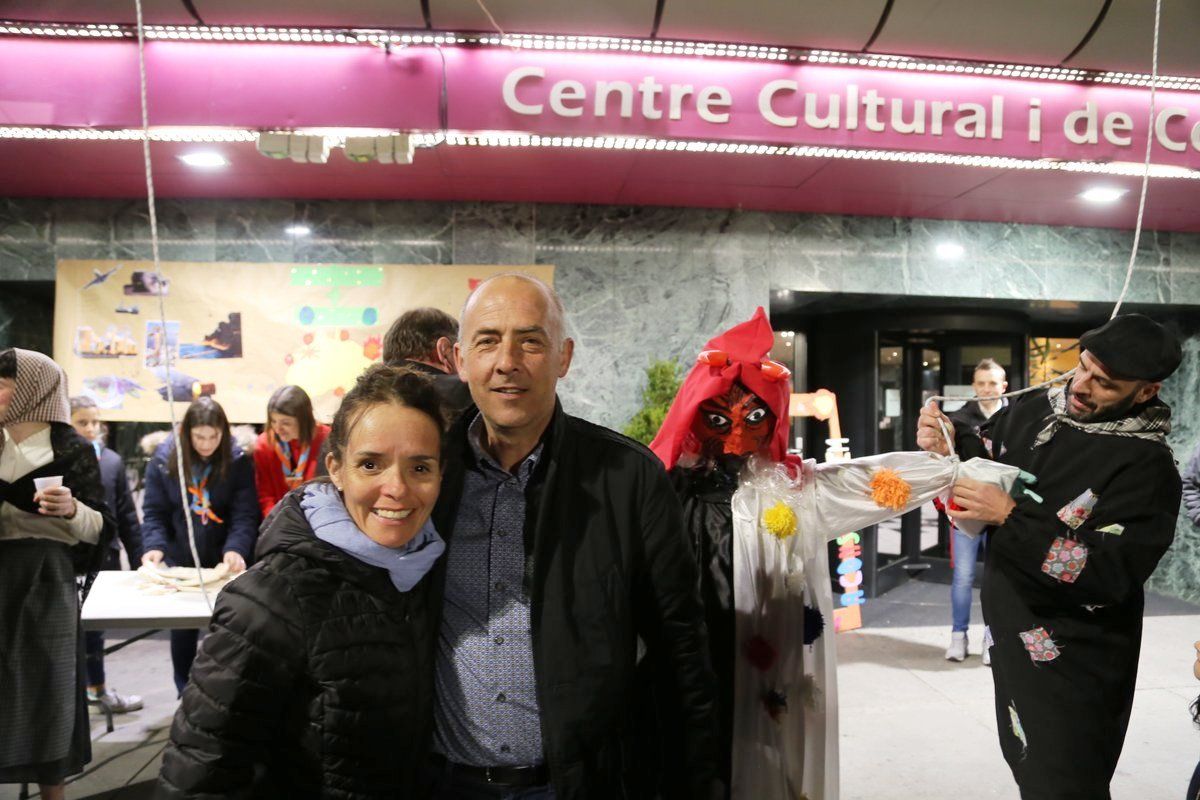 Els consellers Sònia Carrillo i Rossend Duro durant el passat Carnaval a Sant Julià de Lòria.