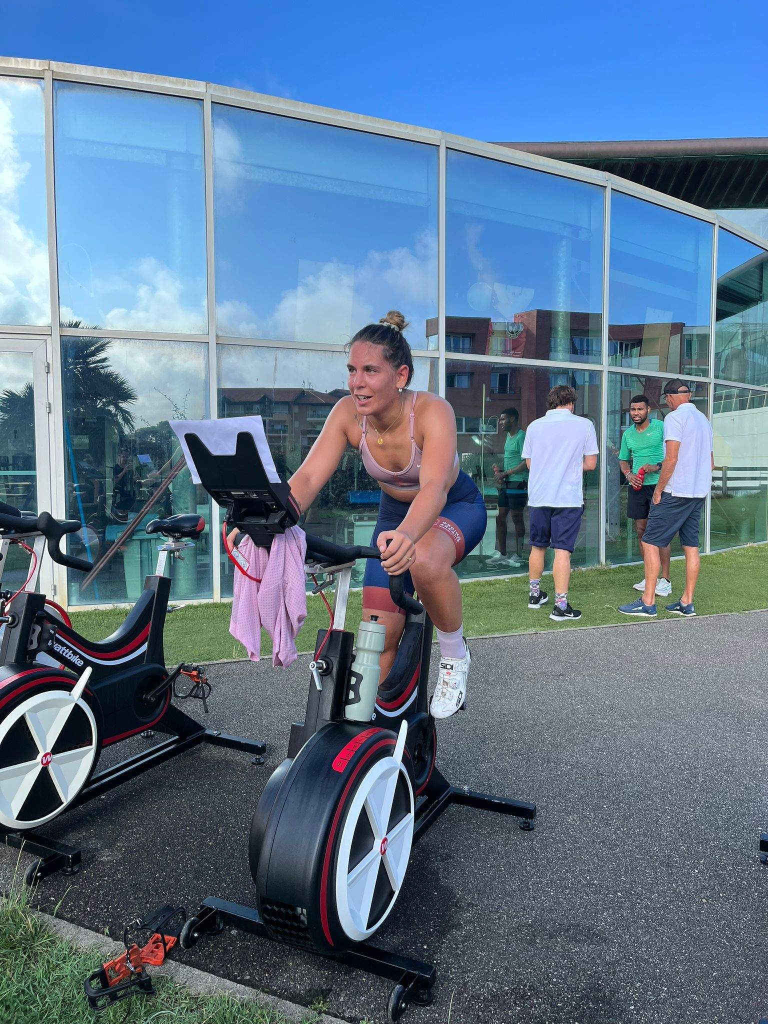 Estevez treballant a Capbreton.