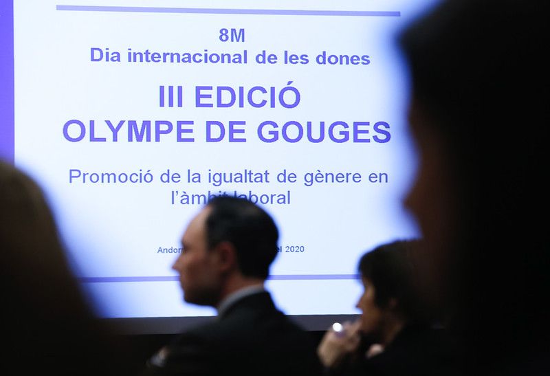 Espot ha assistit a l'acte d'entrega dels guardons Olympe de Gouges