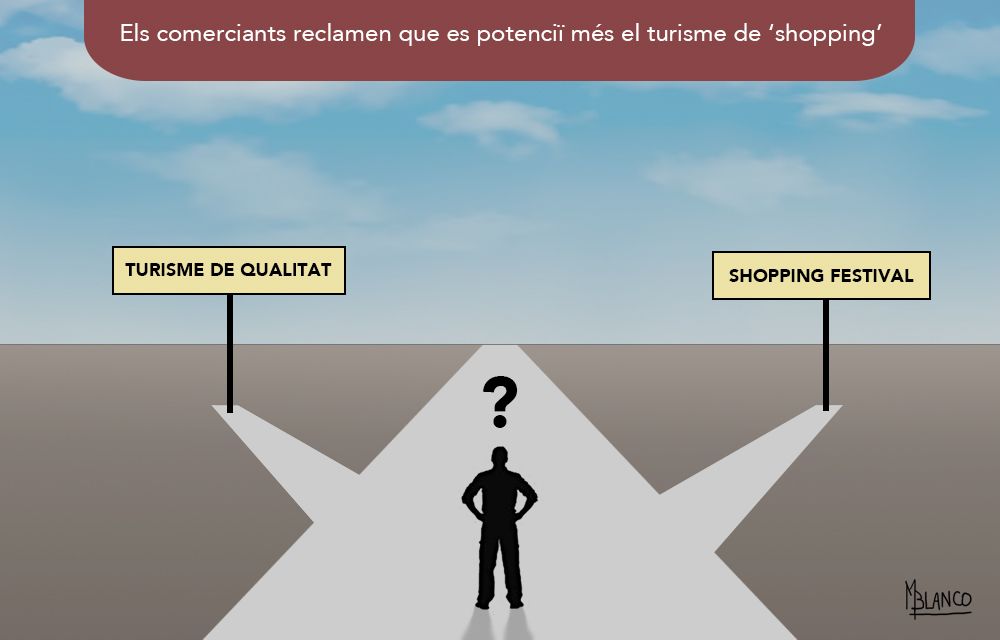 Dues direccions pel turisme.