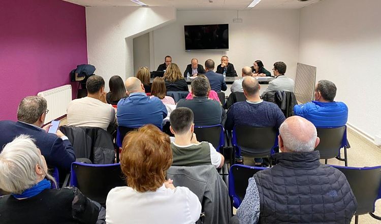 Un instant de l'assemblea.