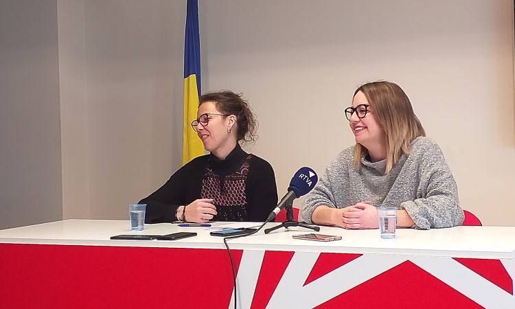 Salazar i Valen, durant la roda de premsa.