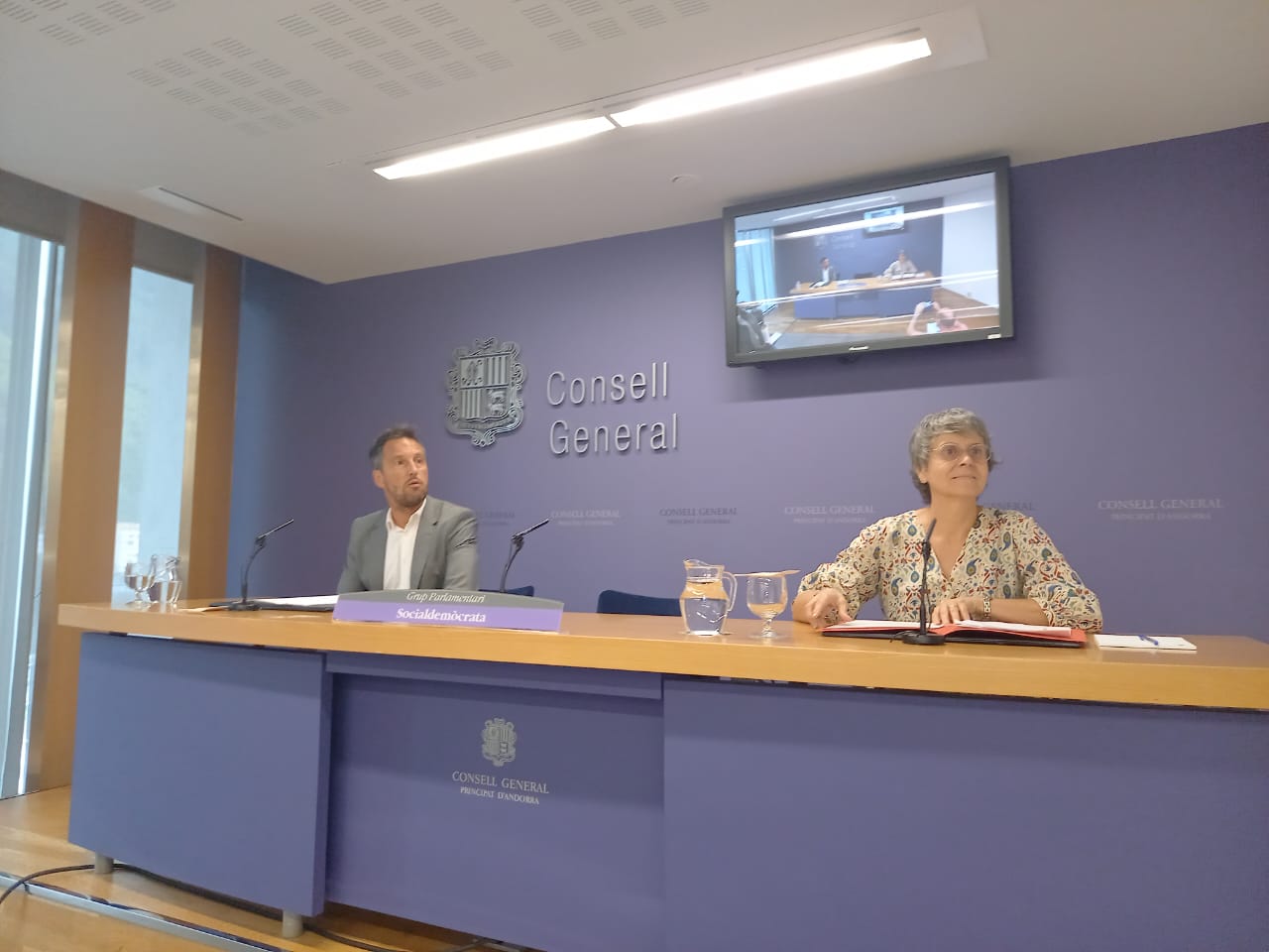 López i Vela durant la roda de premsa.