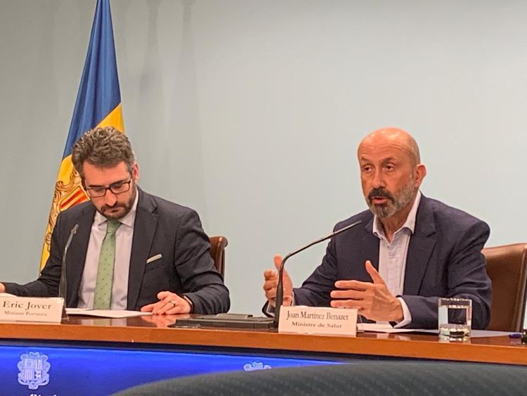 Un instant de la roda de premsa.