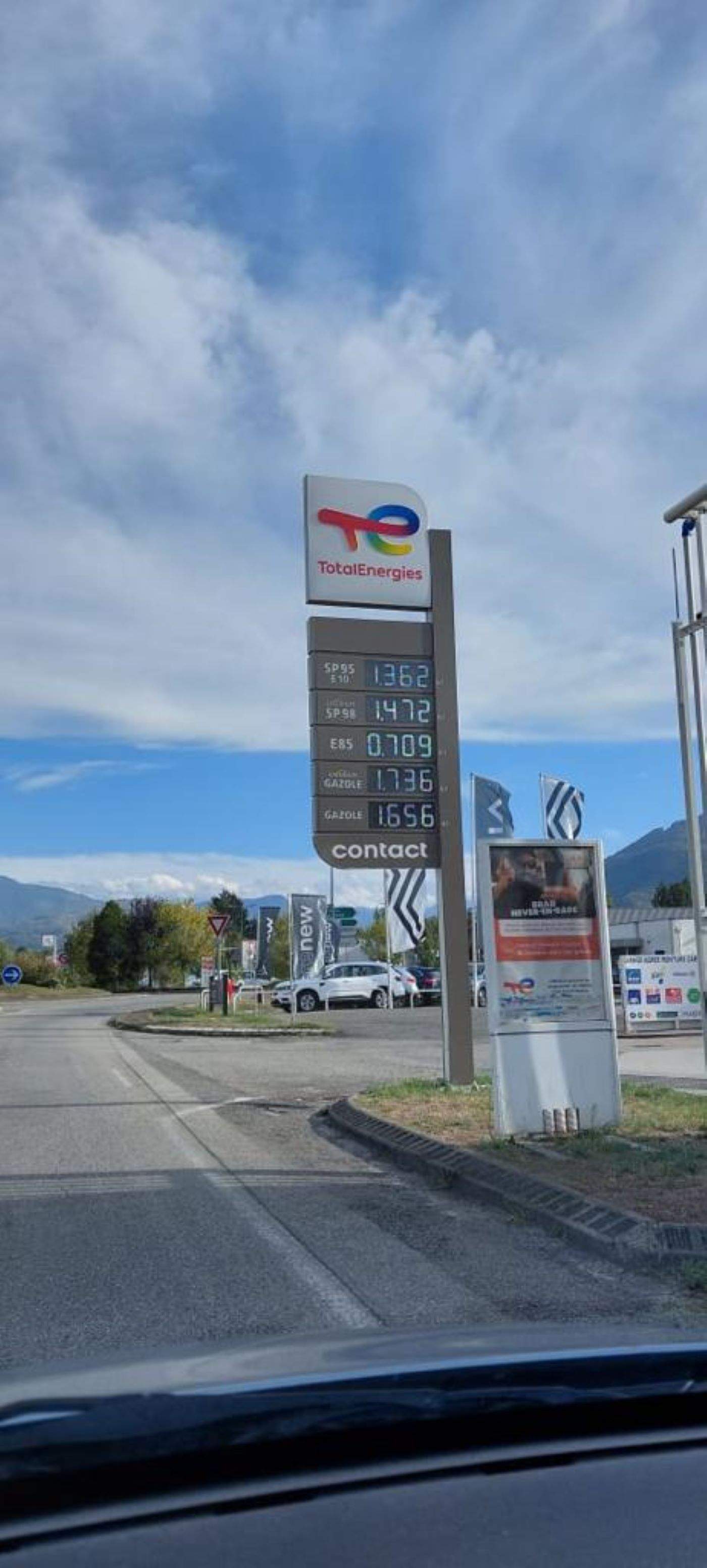 Preus a una benzinera de Foix.