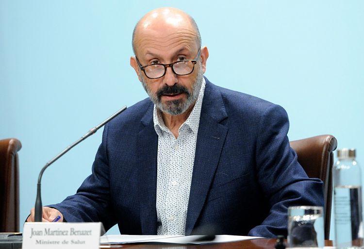 El ministre de Salut, Joan Martínez Benazet.