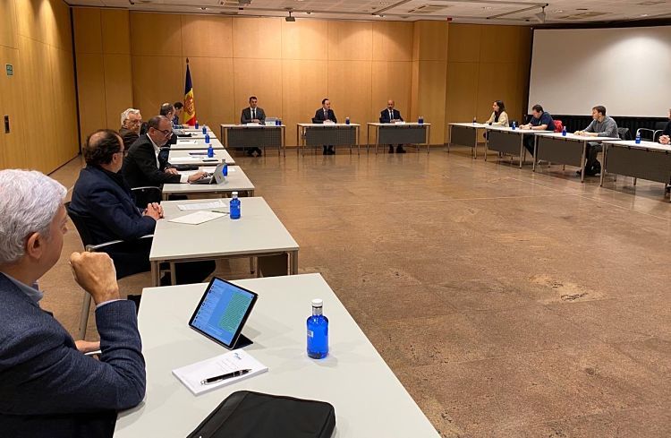 Un instant de la reunió.