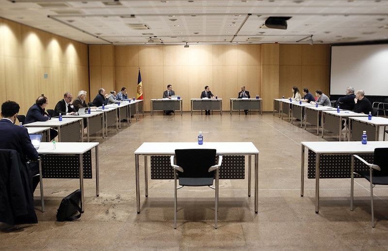 Un instant de la reunió.