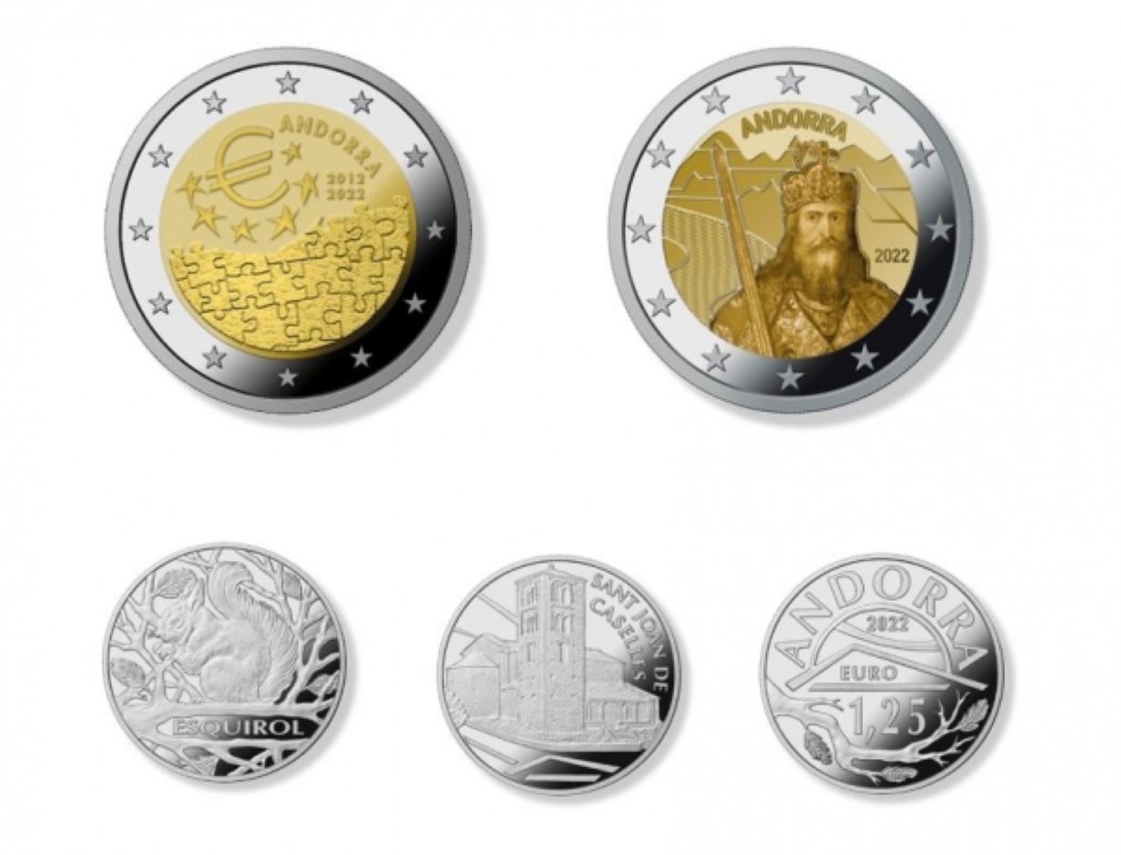 Les noves monedes d'euro.