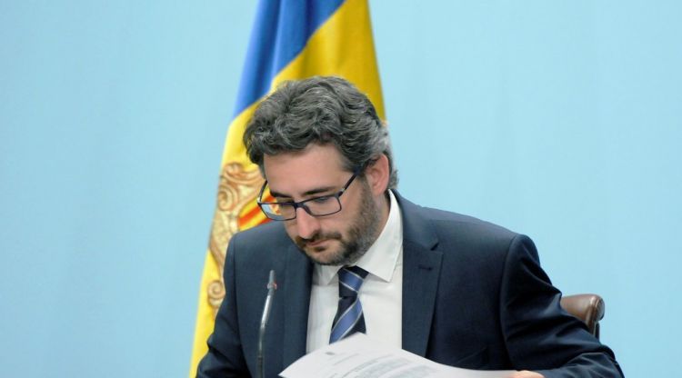 El ministre de Finances, Eric Jover.