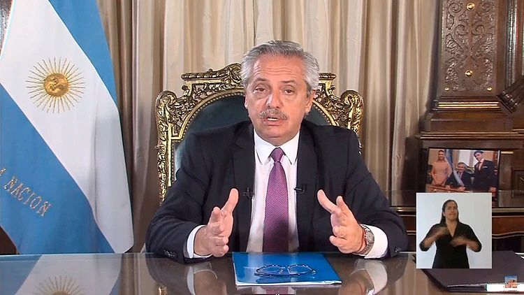 El president argentí, Alberto Fernández.