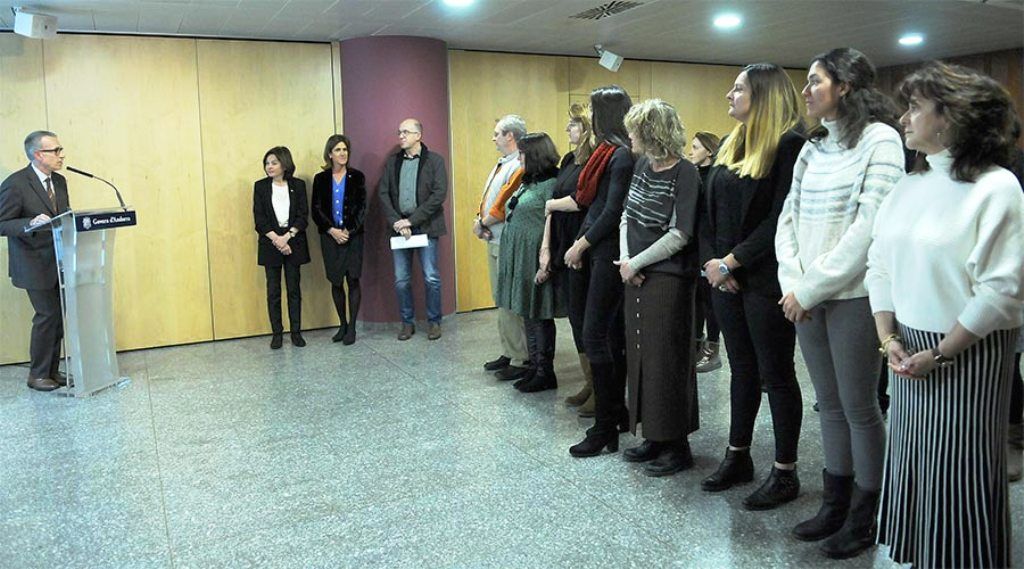Acte de lliurament de diplomes a la vintena de participants del tercer curs d’habilitació d’informadors turístics