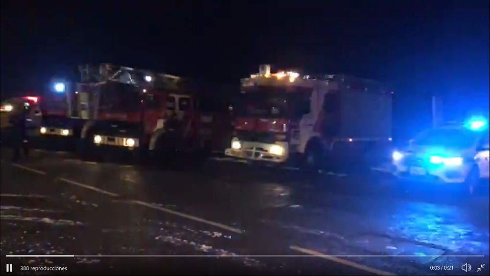 Un moment de l'homenatge als sanitaris.