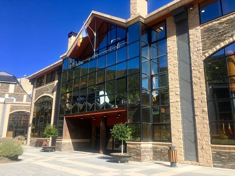 L'edifici del comú de la Massana.