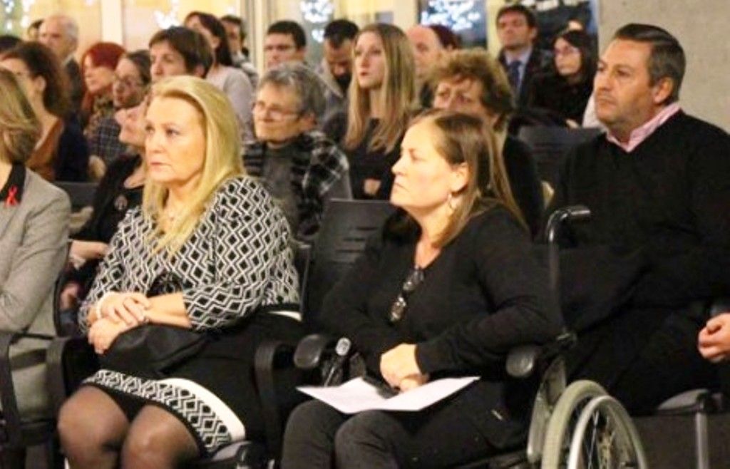 Les presidentes de les dues associacions, Anna Parramon i Agustina Grandvallet.