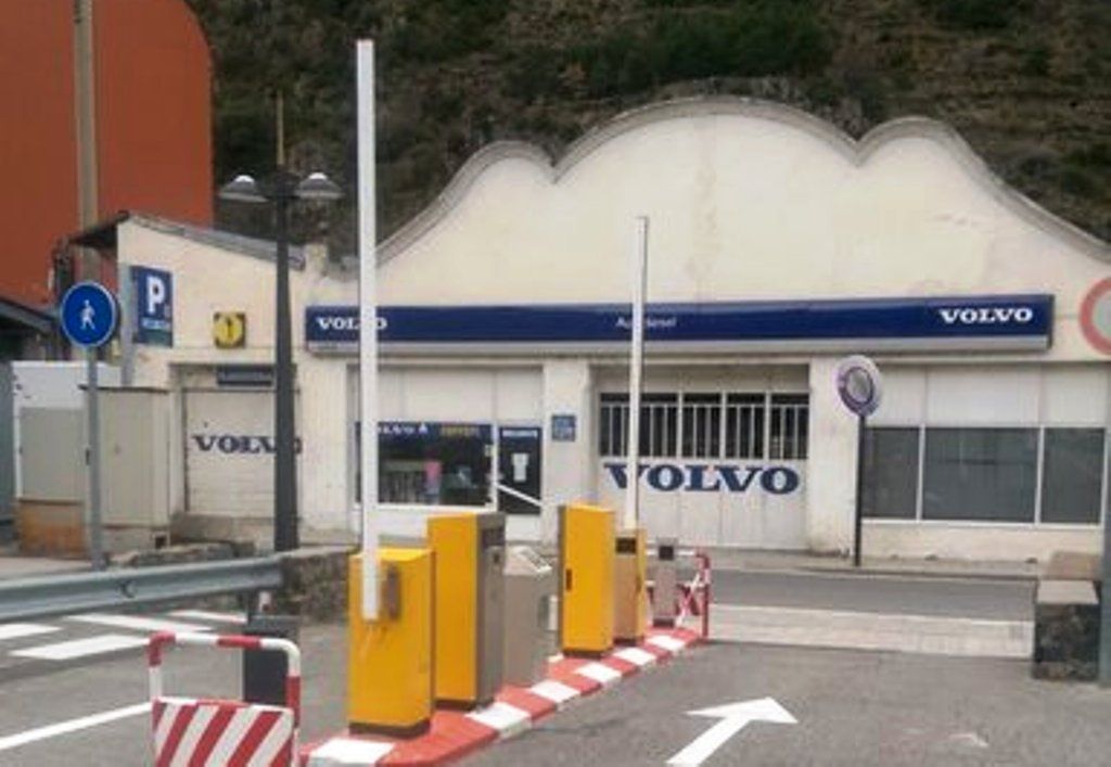 L'aparcament del Prat Gran.