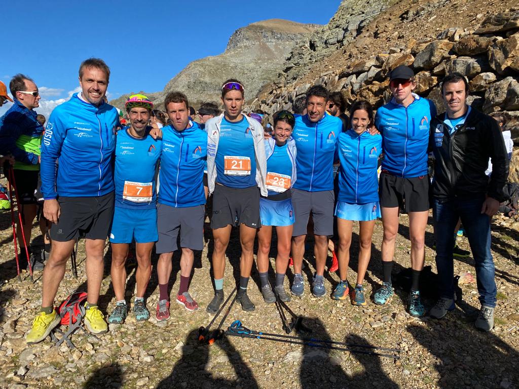 Tots els atletes de la FAM que s'han traslladat a Itàlia.