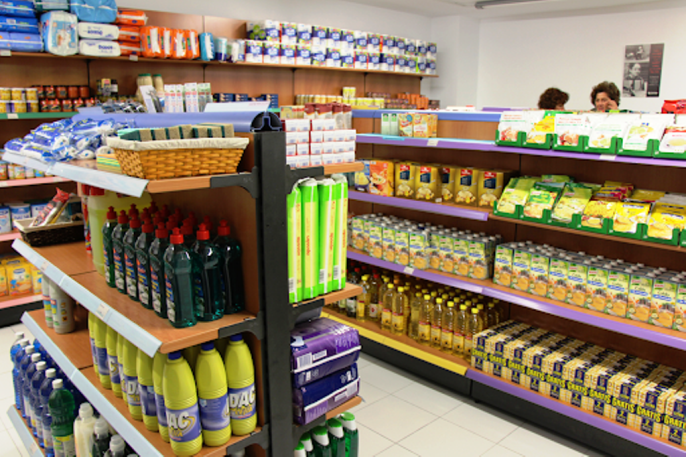 El banc d'aliments de Càritas Andorrana.