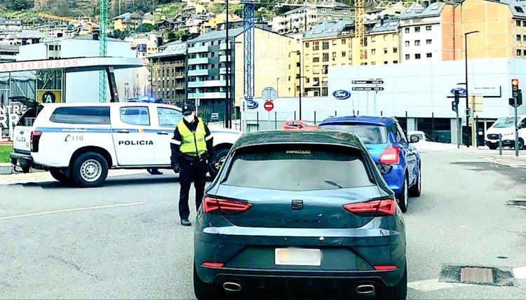 Un dels controls fets per la policia aquests dies.