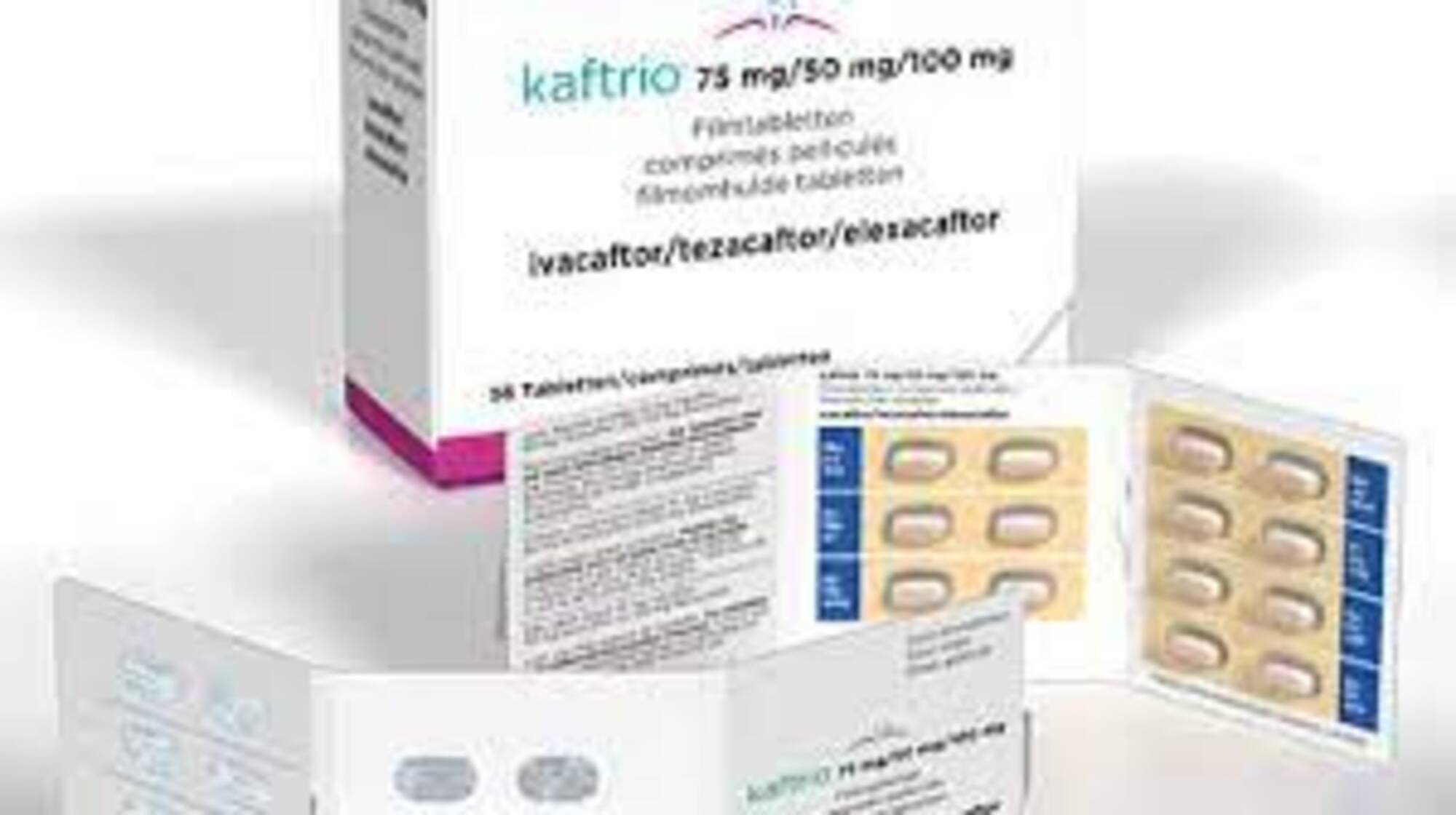 Una caixa del medicament Kaftrio.