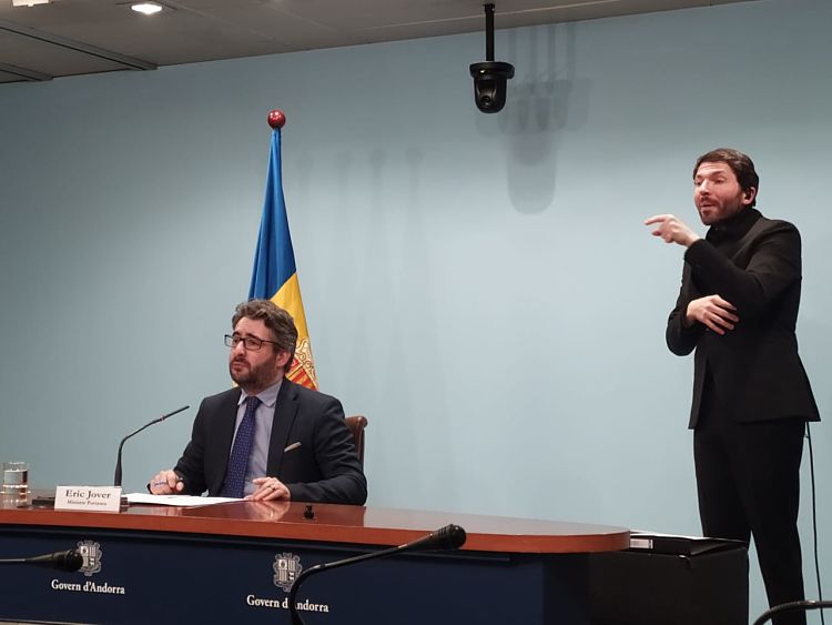 Un instant de la roda de premsa.