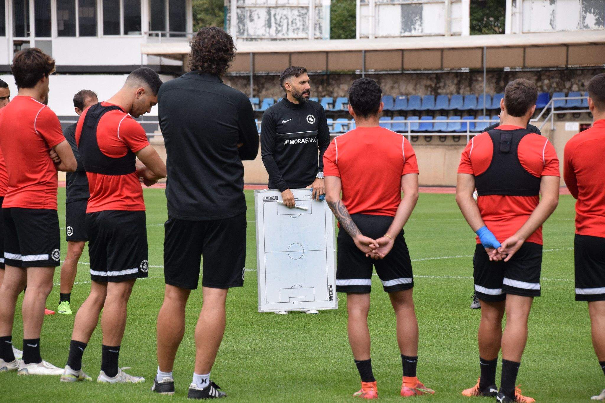 Un moment d'un dels entrenaments d'aquesta setmana.