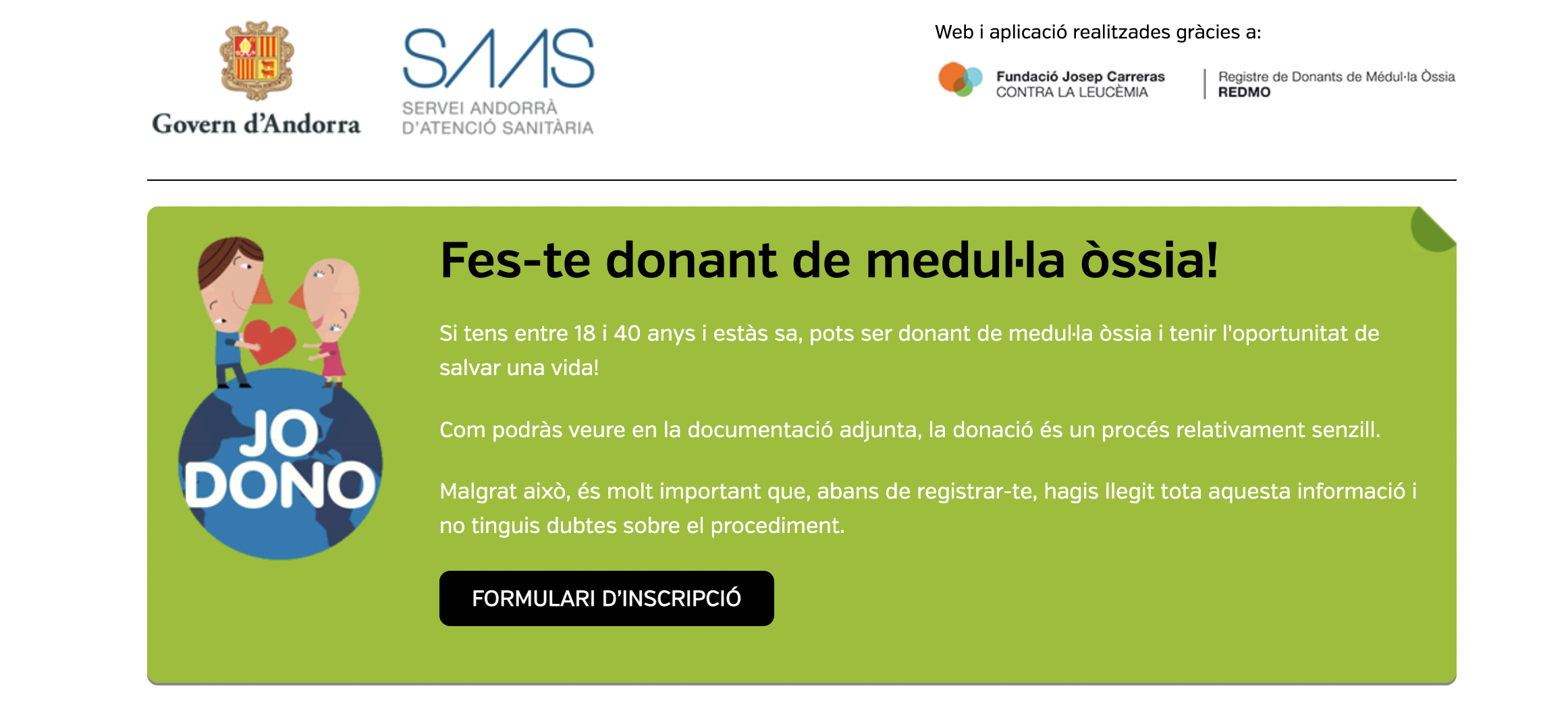 El REDMO està permanentment obert a rebre inscripcions.