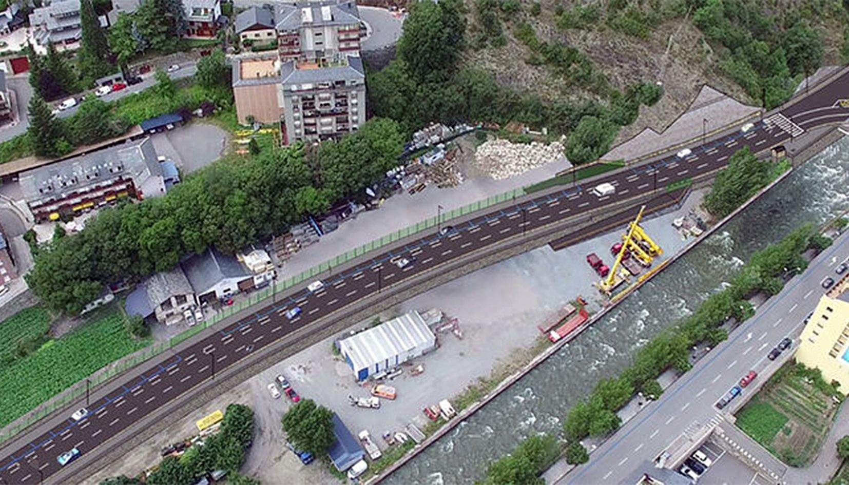 Les obres relatives al vial de Sant Julià són unes de les que quedaran en l'aire.