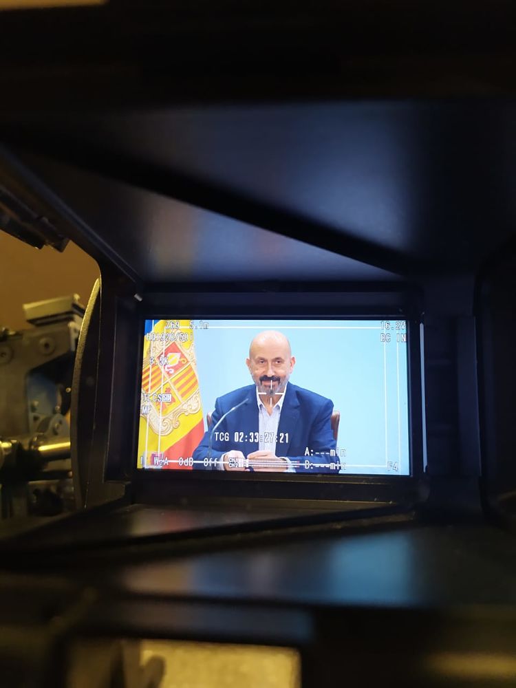 Benazet, durant la roda de premsa.