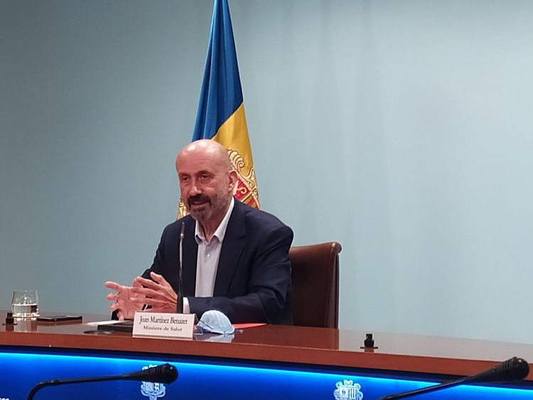 El ministre de Salut, Joan Martínez Benazet.